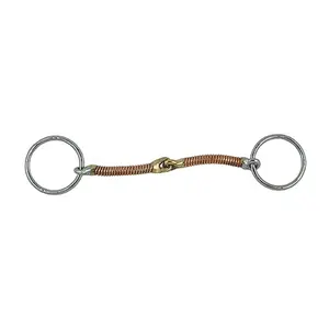 212 MAIN 5 in Copper-Wrapped Curved Jaw Bradoon Bit, Equestrian Sports & Outdoor Leisure Equipment