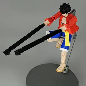 3D Printed ONE PIECE Monkey D Luffy Toys Action Figures Anime Multi-Jointed Shapeshift Toy Mannequin Ornaments Model Kids Gifts