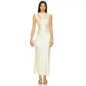Camila Coelho Enza Maxi Dress in Butter Yellow