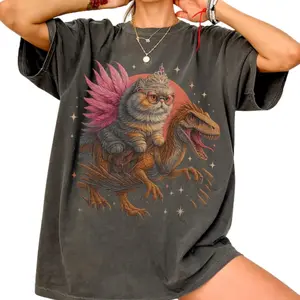 Comfort Colors Dungeon Crawler Carl Shirt, Vintage Book Lover Gift, Princess Donut & Mongo Gift, Reader Unisex Tee, Sci-Fi Fantasy Apparel