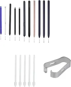 Tips Replacement contans Nibs (5 Pack) Compatible with SPen Samsung Note 10/10+, Note 20 Series, Tab S6/S6 Lite, S7/S7+, S8 Series, S21, S22, S23 Ultra, S24 Ultra, S25 Ultra + Free Tweezers. White