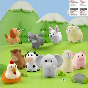 10pcs Toys, Happy Farm Animal Toys, Montessori Stacking and Sorting Game, Stacker, Toddler Educational Travel Toy, Gift for Boys and Girls, Montessori Learning