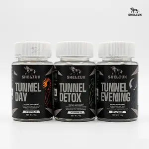 Sheliux Kit – Tunnel Day + Evening + Detox (3 Bottles) 30 caps each- Health Supplements