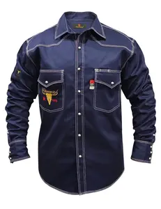 Navy Western FR Shirt
