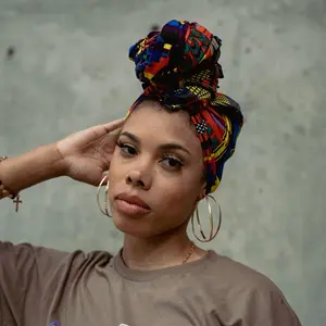 BabaAfrik Handmade Adio Kente Headwrap - Unisex Headwear