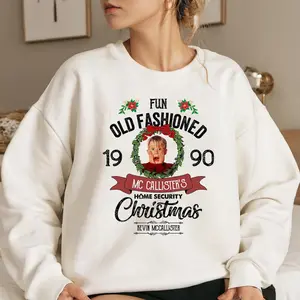 McCallisters Home Security Christmas Sweatshirt, Christmas Sweatshirt, Christmas Movie Shirt, Family Christmas Shirts, 90s Vibes, Christmas Gift