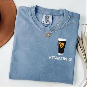 Vitamin G Guinness Beer Comfort Colors T-Shirt Funny Beer Shirt St Patrick s Day Gift Irish Pub Party Tee for Beer Lovers