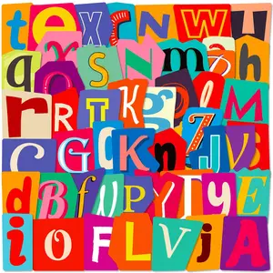 50pcs English Letter Series Stickers, Waterproof Sticker Pack For Wall Water Bottle Skateboard Helmet Car Bike Luggage Laptop, Creative Decorative Stickers, Sticker For Cars, Car Decals, Truck Decals