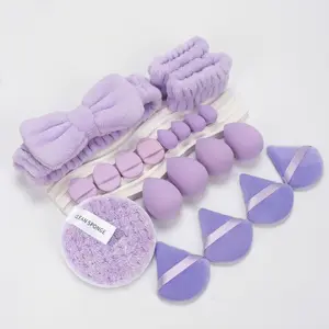 20-Piece Makeup Sponge Set, Beauty Blender Kit with Butterfly Knots & Triangle Finger Puffs, Daily Makeup Removal Tool for Beginners, Makeup Remover Tool, Makeup Tools Set