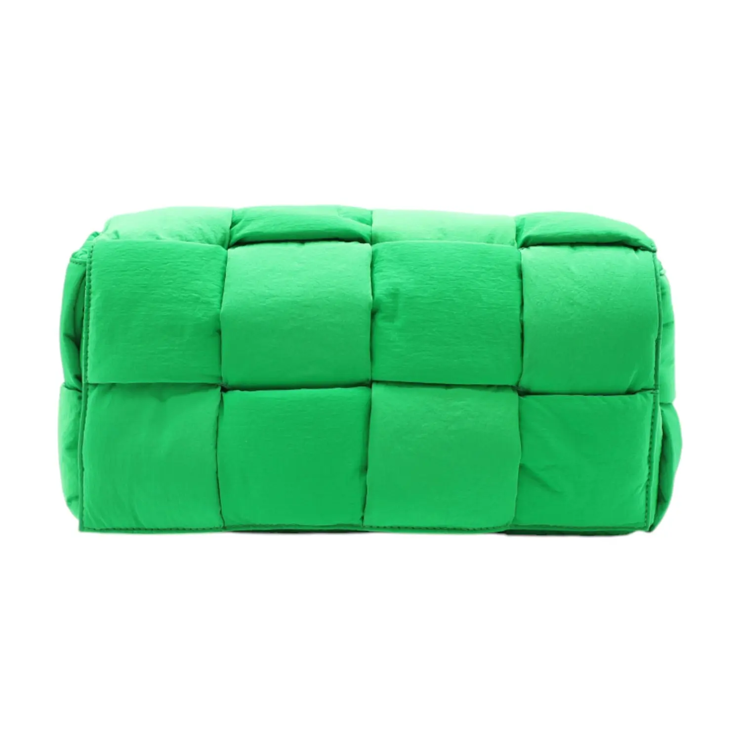 Pre-owned Bottega Veneta Nylon Crossbody Bags Padded Tech Cassette Crossbody Bag In Green