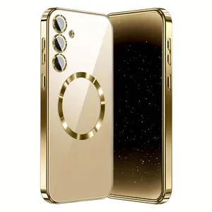 Magnetic Slim Thin Phone Case with Full Camera Protective, Phone Protective Cover, Shockproof Phone Cover, Phone Accessories Compatible with Samsung A56 A55 5g A35 5g A15 A25 A16 A05s A05 A06, Casing