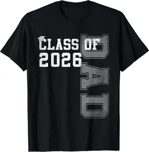 Proud Dad Of A 2026 Graduate Grad Senior Father Graduation T-Shirt