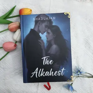 The Alkahest Book, Romantic Fantasy Novel Hardcover, Dark Romance Aesthetic Gift for Book Lovers
