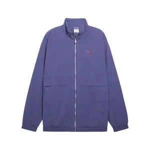 PUMA Mens Style Windbreaker Athletic Outerwear Casual - Blue