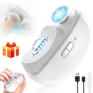 2 in 1 Electric Nail Clipper & Polisher, Rechargeable Nail Trimmer & Polisher, Professional Nail Care Tool for Home & Travel, Nail Clippers