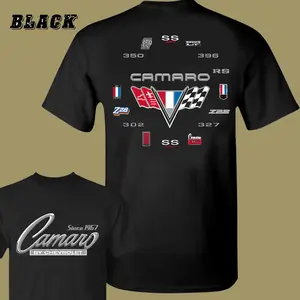 Chevrolet Camaro Since 1967 T-Shirt, Z28 RS SS Muscle Car Graphic Tee, American Performance Legend, Retro Racing Inspired Shirt