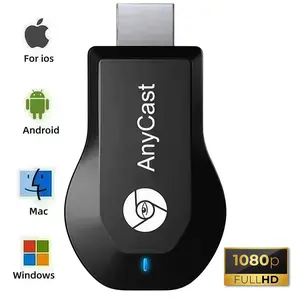 Wireless HDMI Transmitter and Receiver, 2.4G WiFi Casting Dongle, 1080P Clear Image, AirPlay Miracast DLNA Supported, Ideal for Outdoor Meeting and Home Use