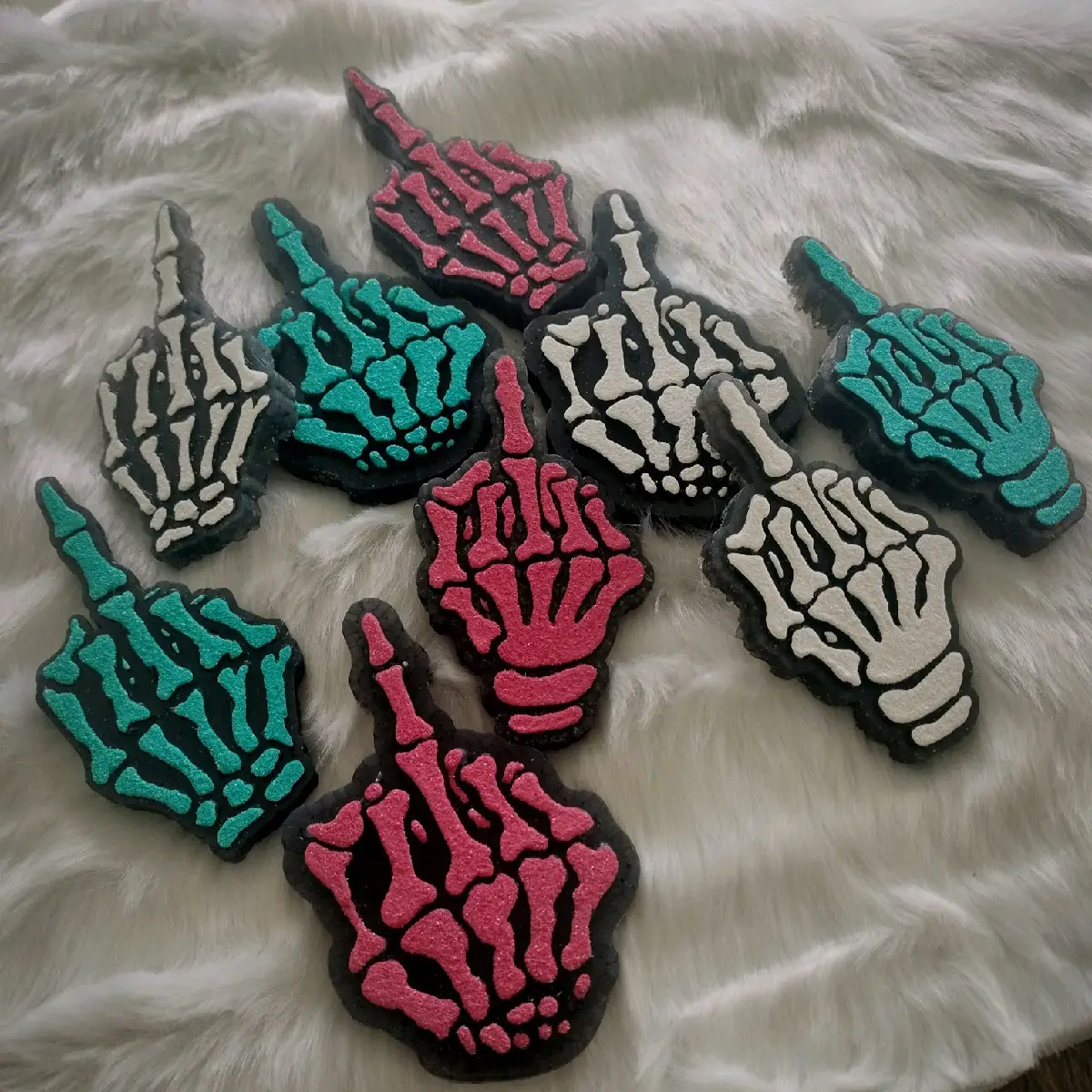 Freshie Hand Car Freshie - Glitter by Request Only - 10" Untied String - Assorted Colors - Baked with Fragrance Oil - Aroma Bead - 3-6 Weeks Expected