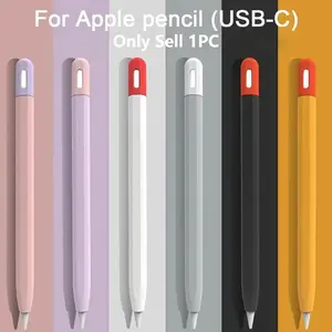 Silicon Case For Apple Pencil 3 USB-C Protective Cover For iPad Pencil Tablet Touch Pen Grip Holder Sleeve Portable Stylus Cover Protection
