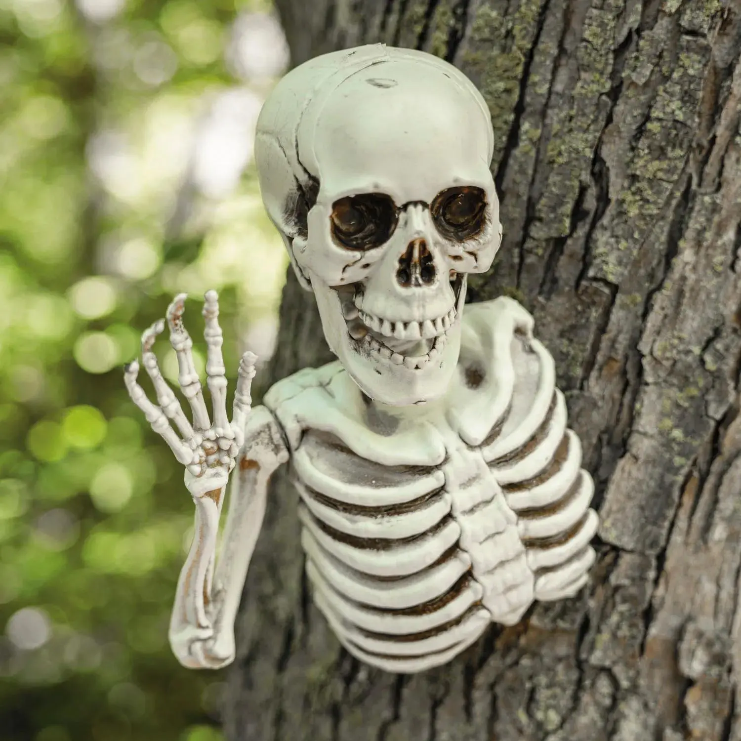 Hanging Waving Outdoor Skeleton Creeper Halloween Decoration, 10 3/4"
