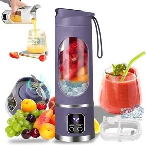 Portable Digital Juicer Blender with Smart LED Display, Leak-Proof & Diet-Friendly, for Smoothies, Juices, Shakes and Healthy Lifestyle
