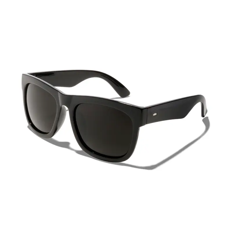 DAX Super Dark Thick Sunglasses, Stylish Black Durable Trendy Fashion Eyewear Accessories, Stylish Sunglasses, Black Sunglasses