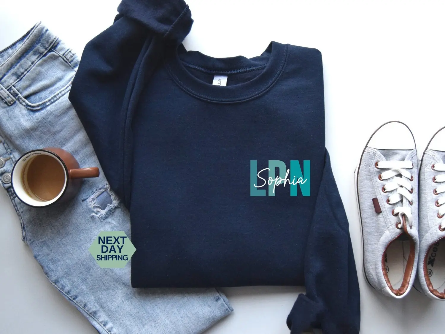 Personalized LPN Sweatshirt, Custom LPN Hoodie, RN Nurse Shirt, Lpn Nurse Gift, d Practical Nurse Gift, Custom Woman Hoodie