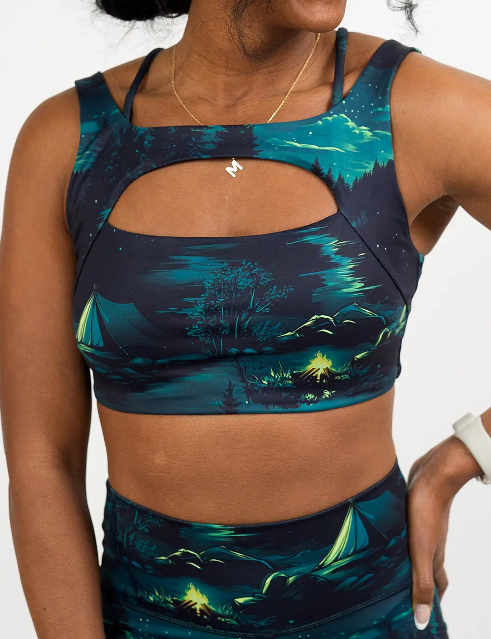 CVG Vista Bra Fireside Strappy Workout Bra Hybrid Sports Bra Fitness Bra Sporty Bra
