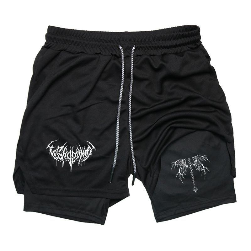 Vulvodynia summer men shorts for men jorts outfit men graphic shorts Double-layer sports shorts Comfortable short shorts summer