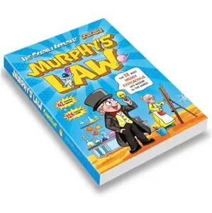 Murphy’s Law children’s fun science educational book, study notebook, notebook.
