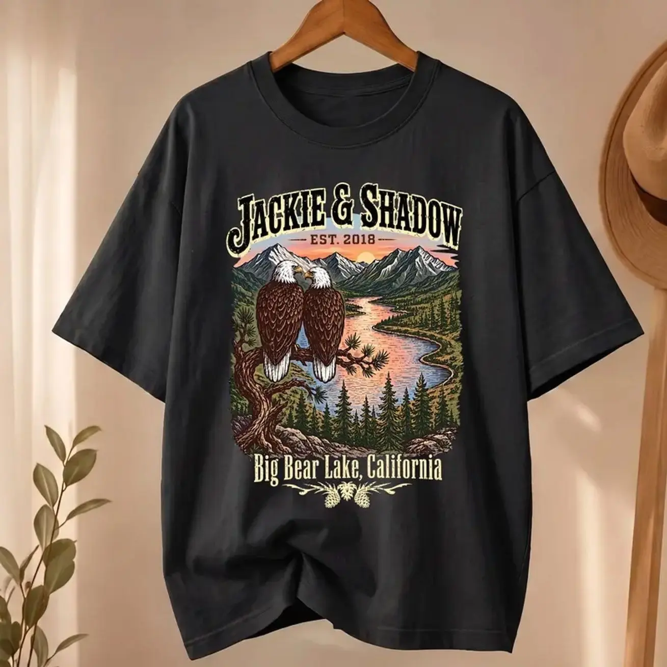 Jackie and Shadoww Shirt, Big Bearr Bald Eagle Shirt