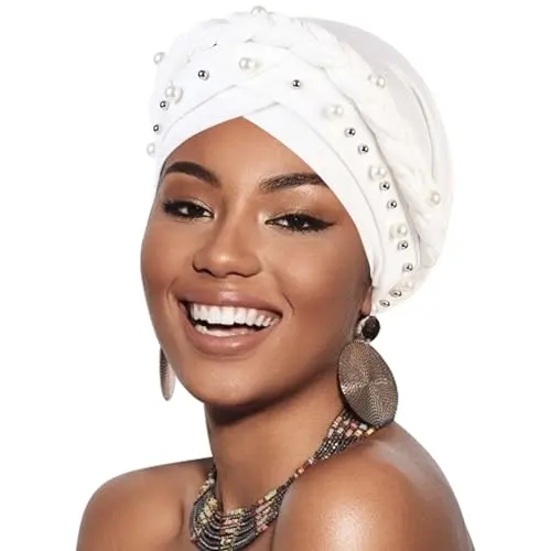 1 Pack Twisted Braid A: Pearls White