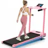 Ancheer 3.5 HP Adjustable Compact Portable Desk Treadmill with Armrests - 90% Pre-Assembled, 350lbs Weight Capacity, Remote Control, LED Display, Walking Pad at Home, Treadmills for Home Gym Cardio Equipment