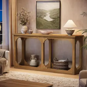 Tribesigns Entryway Console Table 63-Inch With Storage For Living Room, Hallway or Foyer