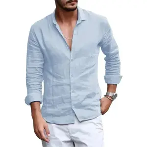 Lustmia Cotton Linen Shirts
