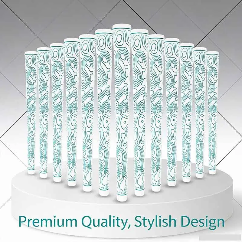 13 Premium Soft Touch Stylish Design Golf Grips, Putter Grips, Enhanced Swing Stability and Control, Durable Anti-Vibration Non-Slip Golf Accessories, Golf Equipment, Golf Gear