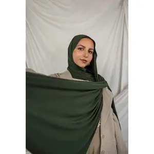 VELA Hunter Green Jersey Lite Hijab