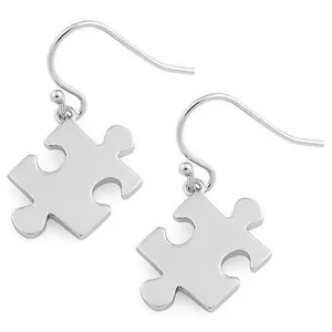 Puzzle Shape Earrings