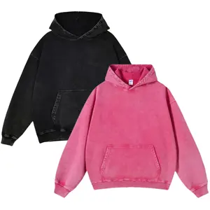 2 Pack Acid Wash Hoodie Oversized Vintage Hoodie Unisex Heavy Weight Hoodie Distress Hoodies for Men Women Couples Acid Wash Hoodie Oversized Vintage Hoodie Unisex Heavy Weight Hoodie Distress Hoodies for Men Women Couples with Pockets Distressed Men