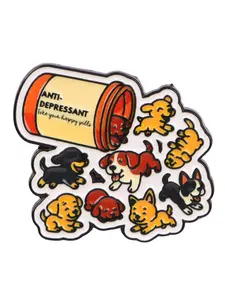 Adorable Naughty Dog Brooch, Cartoon Animal Design Pin, Unisex Elegant Daily Wear Accessory, Perfect Gift for Family and Friends