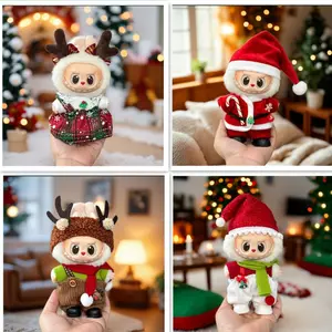 Doll Clothes For 15-17CM Labubu Clothing, Christmas New Year, Dress-Up Costume Accessories, Perfect Gift for Kids