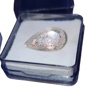 Natural Lepidocrocite Quartz Pear Cut 10.3 Carats
