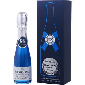 Bharara Beauty Champagne Blue Eau De Parfum for Men, EDP Perfume Fragrance, Aromatic Bergamot, Citrus Fragrance, Liquid Spray Bottle