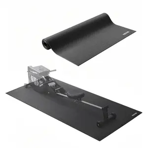 VEVOR Treadmill Mat for Carpet Floor, 1/4" Thick, 36" x 78" Exercise Equipment Mat for Treadmills, Elliptical, Rowing Machine, High Density PVC Floor Protector, Waterproof and Non-slip for Home Gym