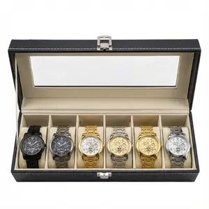 Valentine's Day Men's Business Round Analog Watch Set, Men's Watch Set with Box, Fashionable Watches Wristwatch Set As Gifts, Watches boxed watches The design is simple and elegant, without too many complex decorations