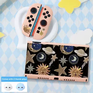 Suitable for Nintendo Switch 2 case, Game console accessories, removable cover, TPU soft shell, two thumb joystick caps, 2025 new model, 7-inch protective case, multiple colors, perfect for Christmas/gifts