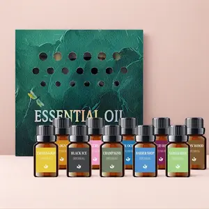 【NEW】10PCS Essential Oil Set - Scented Perfume Air Freshener Fragrance Refill Liquid for Aroma Humidifier,Car Air Freshener Diffuser,Home&Car Fragrance Gift Set