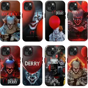 IT Welcome to Derry Phone Case, Pennywise Phone Case, Accessories, For iPhone 16 15 14 13 12 11 X and Samsung S25 S24 S23 S22 0