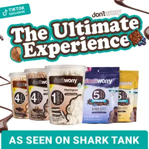 The Ultimate Experience | Shark Tank | Meringues + Quinoa Bites | Don´t Worry |  Cookies and Cream,  Double Chocolate,  Quinoa Bites Chocolate, Hazelnut Chocolate|