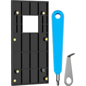 No-Drill Doorbell Mount, Adhesive Video Doorbell Holder for Apartment, -Free Door Camera Mount Bracket, Renter Friendly Not Block Doorbell Sensor